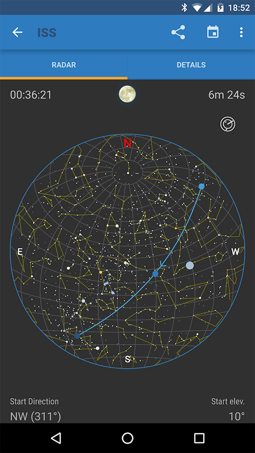    ISS Detector Satellite Tracker- screenshot  