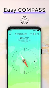 Kompass: Ort, Qibla Finder, Kaaba Richtung