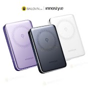 [Giao Hỏa Tốc] Sạc Dự Phòng Hít Từ Tính Không Dây Innostyle Powermag Slim 15W (Wireless) Pd/Qc3.0 20W 10.000Mah Im20Pd