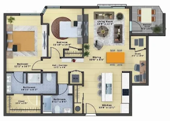 Go to Tanzanite Floorplan page.