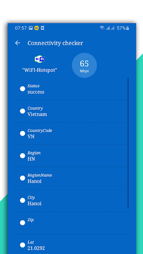 Screenshot WiFi connect and WiFi Analyzer