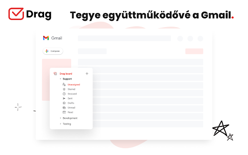 DragApp: Megosztott Postafiók a Gmailben