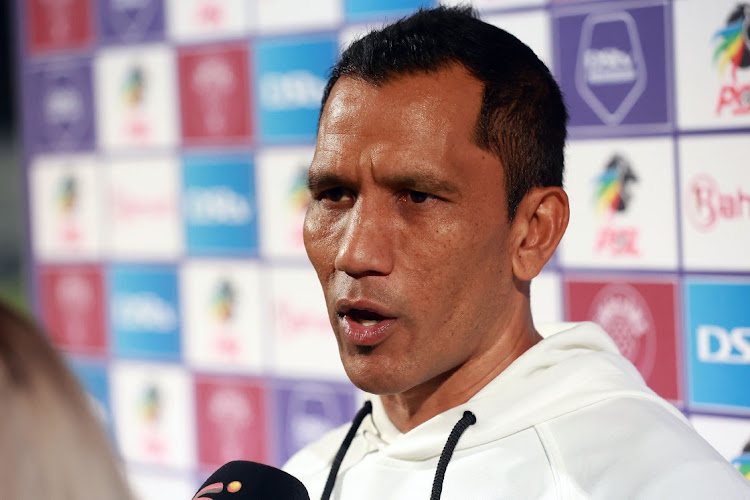 Maritzburg United coach Fadlu Davids.