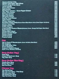 Spirit, JB Nagar menu 5