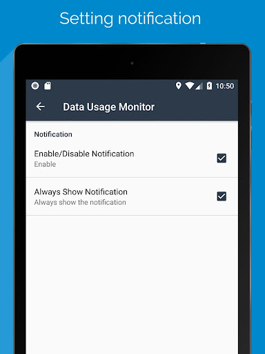 Wifi, 5G, 4G, 3G Data Usage Monitor