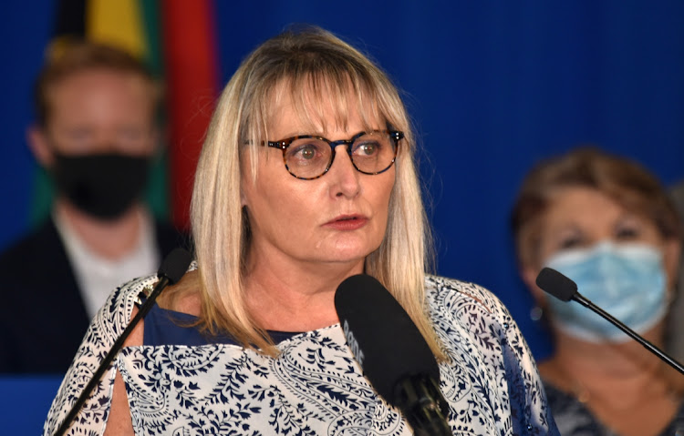 Tania Campbell was removed as Ekurhuleni mayor on Wednesday.