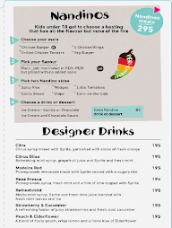 Nando's menu 3