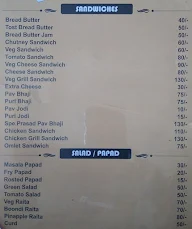 Hotel Prasad menu 4