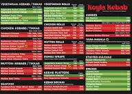 Koyla Kebab menu 2