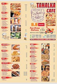 Tahalka Cafe menu 3