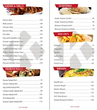 Kababji Cafe menu 1