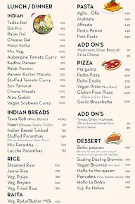 Cafe Boho menu 2