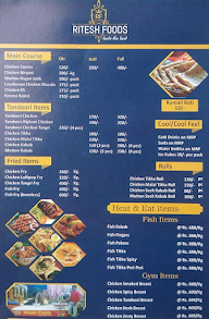 Ritesh Foods menu 2