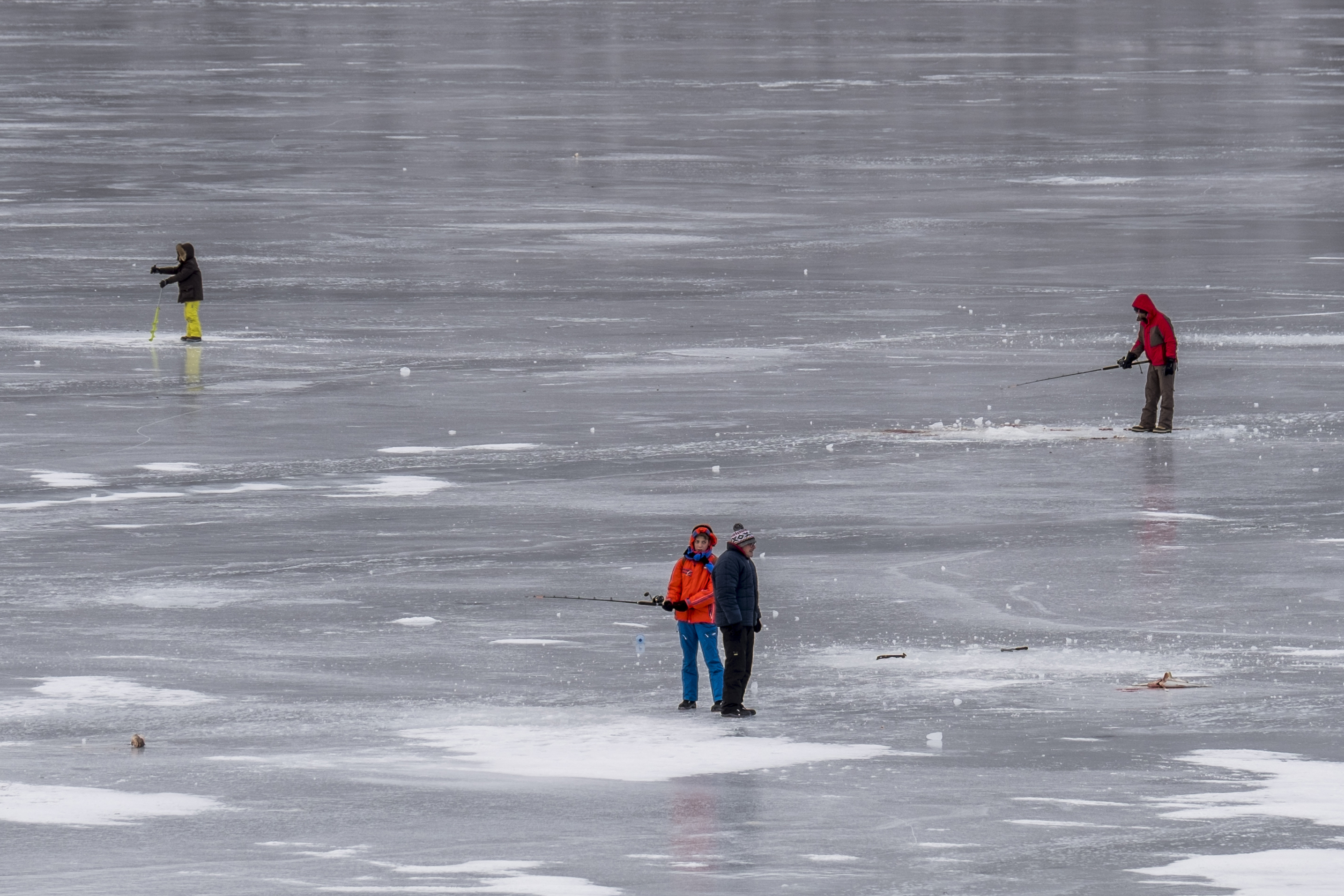pesca sul ghiaccio di Stiscio
