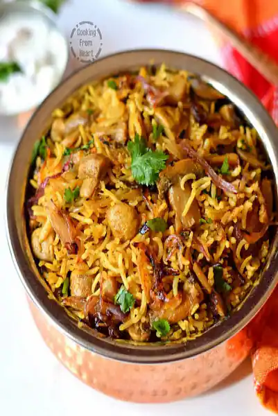 Mushroom Biryani [1 Person]