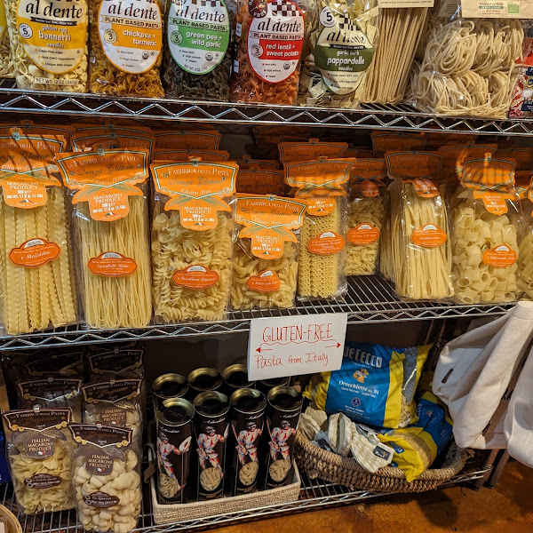 The GF pasta at the nextdoor market are all with orange labels.