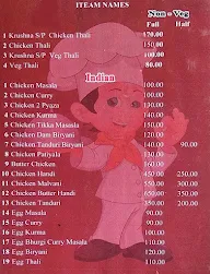 Hotel Krishna menu 4