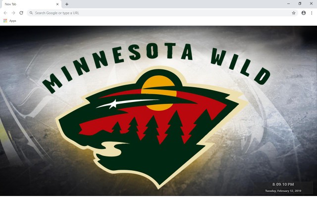 NHL Minnesota Wild New Tab