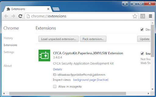 CFCA CryptoKit.Paperless.XMYLSW Extension