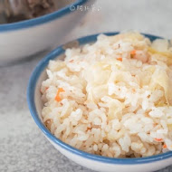 灶頂 原汁排骨湯,高麗菜飯