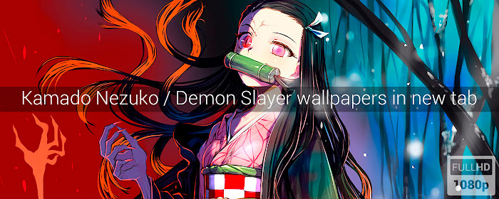 Kamado Nezuko Demon Slayer Wallpapers New Tab marquee promo image