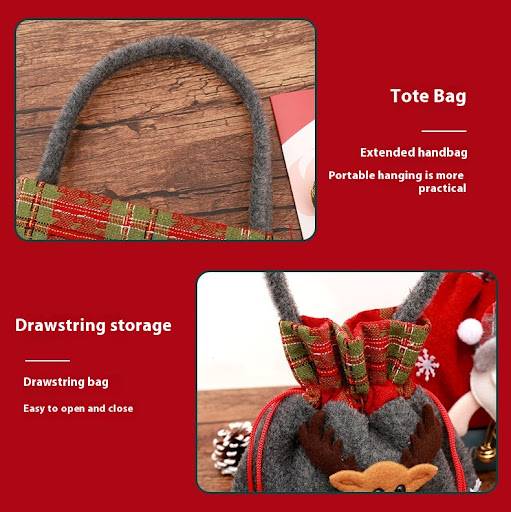 Title 18, Sac cadeau de Noël pour enfants Sac de bonbons ...