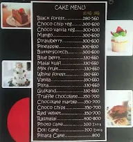 Creamy creations menu 1