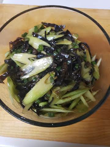 Black Fungus(Wood Ear Mushroom) Salad