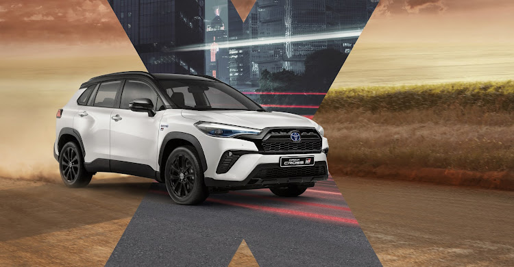 The new Toyota Corolla Cross GR-S hybrid is a new addition to the range and easily identified by headlights with blue inserts. Picture: SUPPLIED