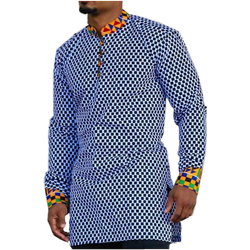 Title 7, Youth Casual Cotton Lapel Printed Slim-fit Polk...