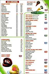 Kings Kulfi menu 1