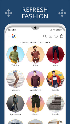 Screenshot Zirise Online Shopping App