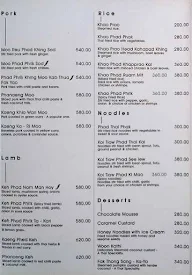 Tamnak Thai menu 3