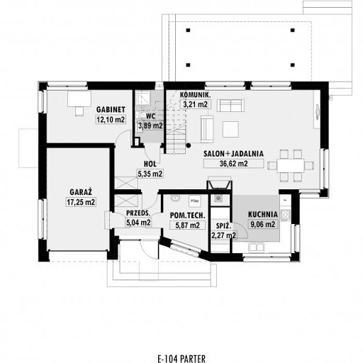 E-104 - Rzut parteru