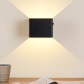 Title 4, Alloy Minimalist Bedroom Bedside Wall Lamp