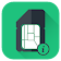 Sim & Contact Details icon