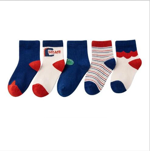 Title 2, Lot de cinq paires de chaussettes pour bébés, e...
