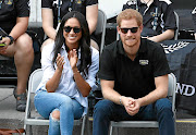 Prince Harry and actress Meghan Markle, whom he will be marrying in May.