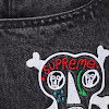 clayton patterson/supreme skulls embroidered regular jean ss21