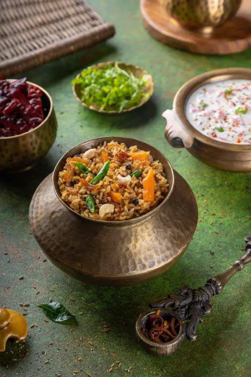 Zambar Chettinad Vegetable Biryani