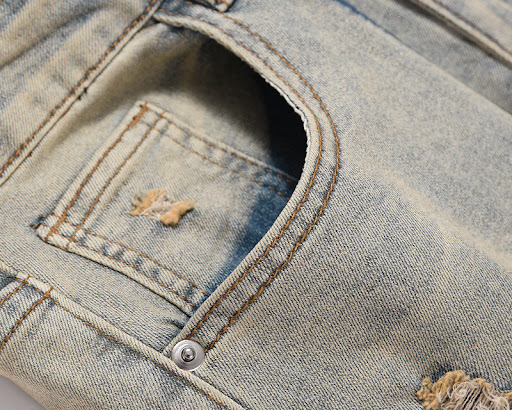 Title 1, Yellow mud dyed distressed split water washed h...