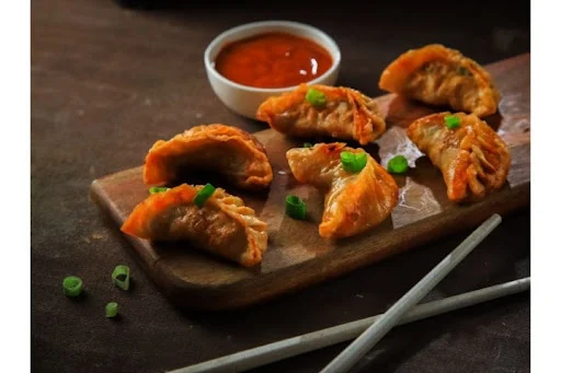 Deep Fried Chicken Cheese Momos (5 pcs)