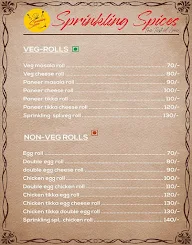 Sprinkling Spices menu 4