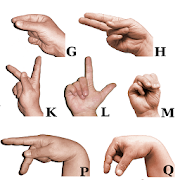 Sign language for beginners  Icon