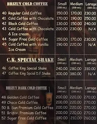 Coffee King menu 4