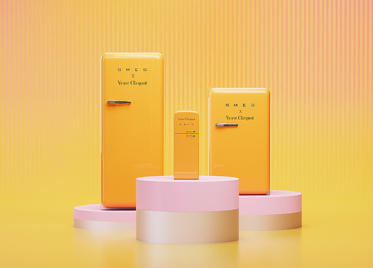 Veuve Clicquot X Smeg collaboration.