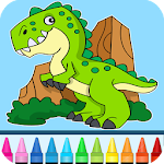 Cover Image of 下载 Dino Coloring Game  APK