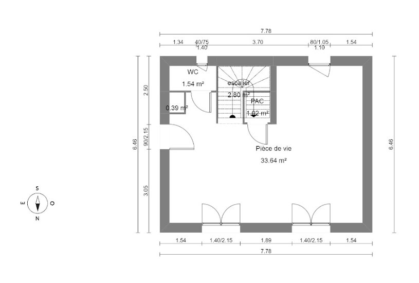  Vente Terrain + Maison - Terrain : 358m² - Maison : 73m² à La Motte-d'Aigues (84240) 