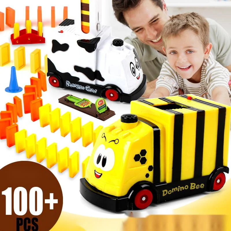 Title 1, Electric Train Puzzle Domino Car with Sound and...