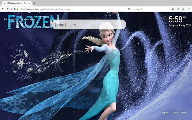 Disney Frozen Backgrounds NewTab